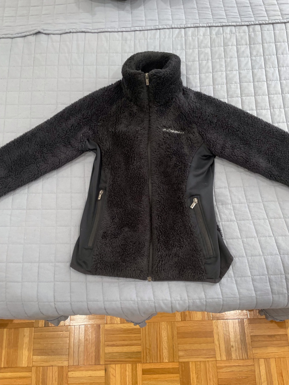 Columbia Black Sherpa Teddy Jacket